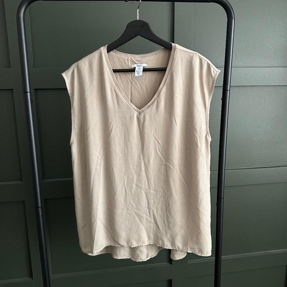 Tan Camel Color Blouse T Shirt
